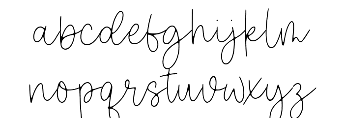 Secretsoul Font LOWERCASE