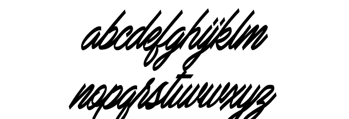 Secretss Personal Use Regular Font LOWERCASE