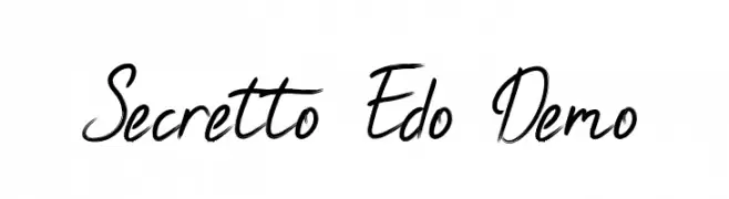 Secretto Edo Demo  تنزيل الخطوط