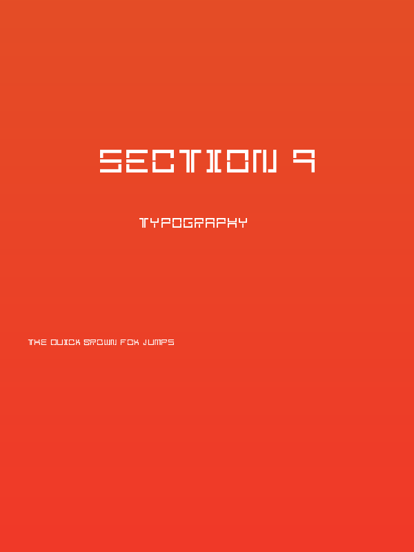 Section 9 Poster