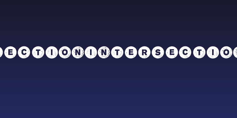 SectionIntersection Social Header