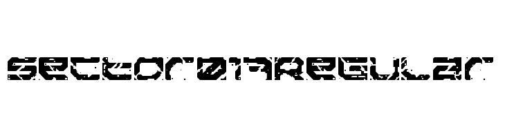 Sector 017 Regular Font