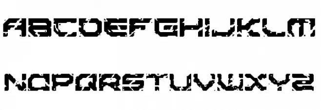 Sector 017 Regular Шрифта ВЕРХНИЙ