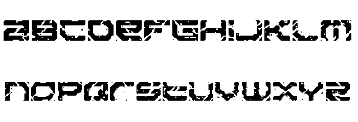 Sector 017 Regular Font LOWERCASE
