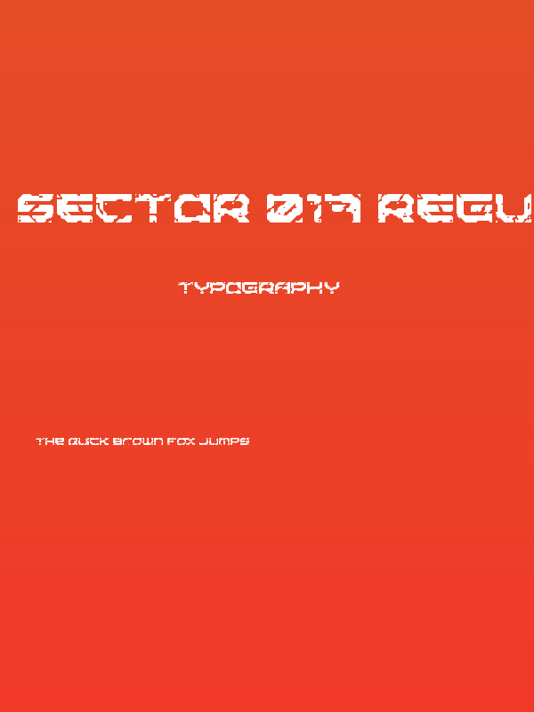 Sector 017 Regular Poster