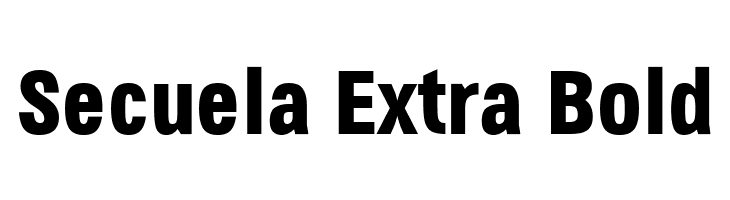 Secuela Extra Bold  Frei Schriftart Herunterladen