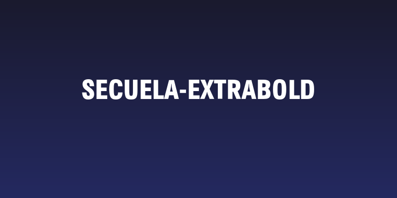 Secuela-ExtraBold Social Header