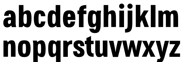 Secuela-ExtraBold Font LOWERCASE