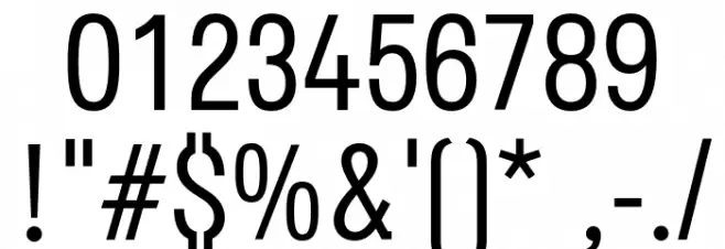 Secuela-Regular Font OTHER CHARS