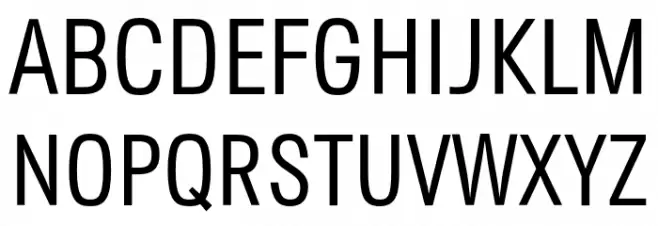Secuela-Regular Font Litere mari