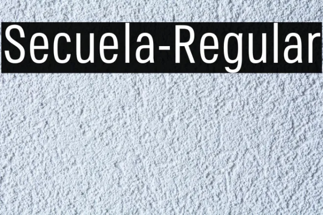 Secuela-Regular Example 1