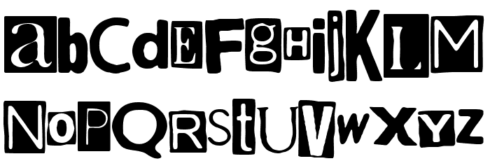 Secuestro Express Font UPPERCASE