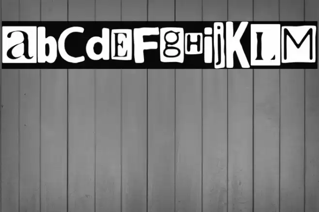 Secuestro Express Font examples