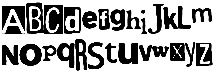 Secuestro Express Font LOWERCASE