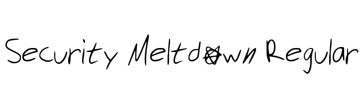 Security Meltdown Regular  لخطوط تنزيل