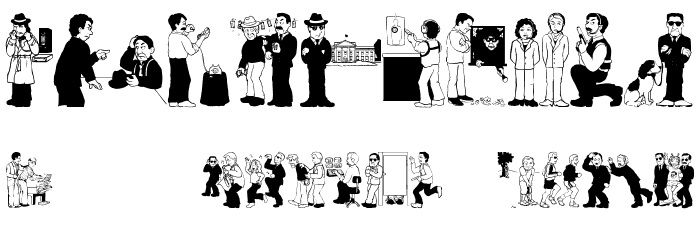 SecurityPeople Font OTHER CHARS