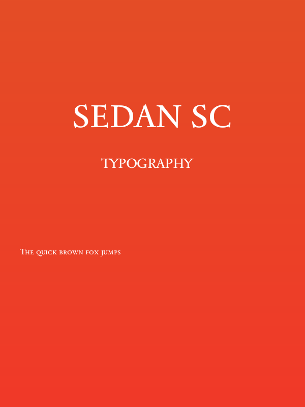 Sedan SC Poster