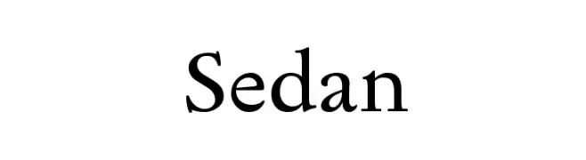 Sedan  Frei Schriftart Herunterladen
