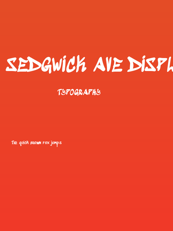 Sedgwick Ave Display Regular Poster