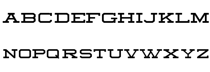 Sedgwick Co Font LOWERCASE