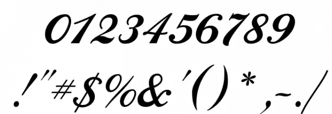 SedonaScriptFLF Font OTHER CHARS