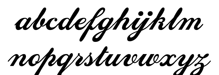 SedonaScriptFLF Font LOWERCASE