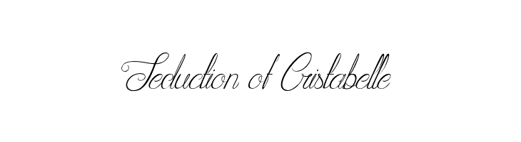 Seduction of Cristabelle Font