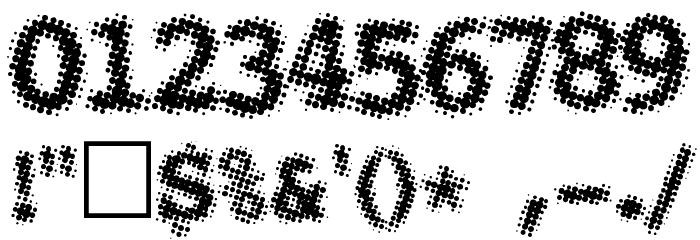 See Regular Font OTHER CHARS