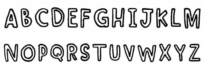 See Saw Regular Шрифта ВЕРХНИЙ