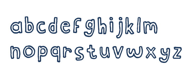 See Saw Regular Lowercase