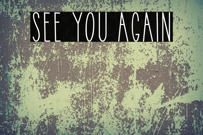 See You Again Example 2