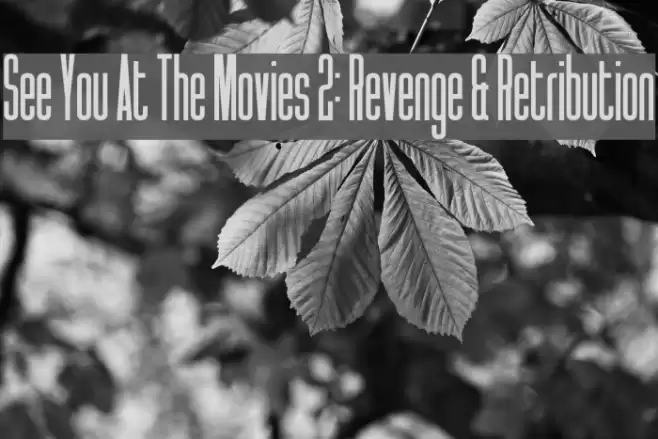 See You At The Movies 2: Revenge & Retribution Font examples