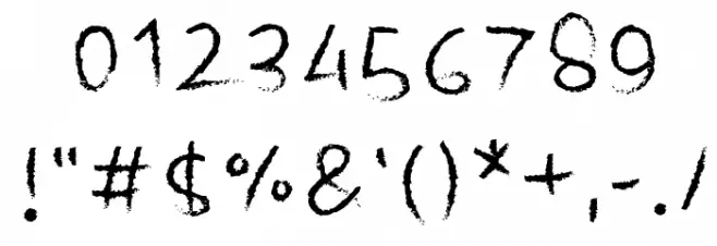 See You Nightmare Regular Font OTHER CHARS