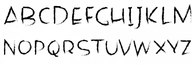 See You Nightmare Regular Font Litere mari
