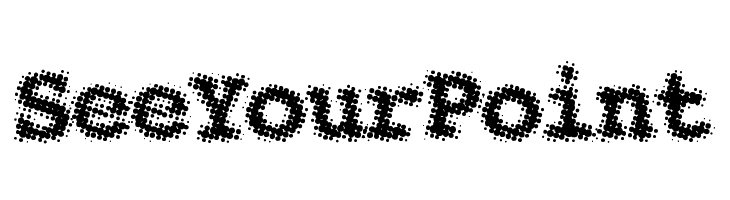 SeeYourPoint Schriftart