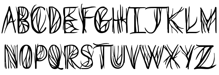 Seeds of Yesterday Font LOWERCASE