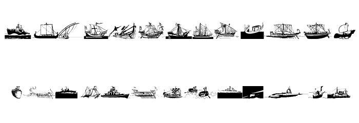 Seefahrer Font LOWERCASE