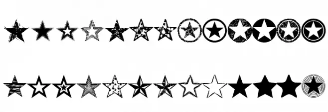 Seeing Stars خط أحرف كبيرة