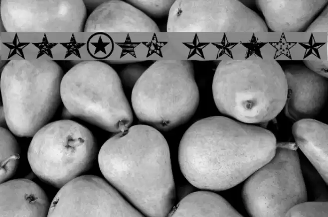 Seeing Stars Font examples