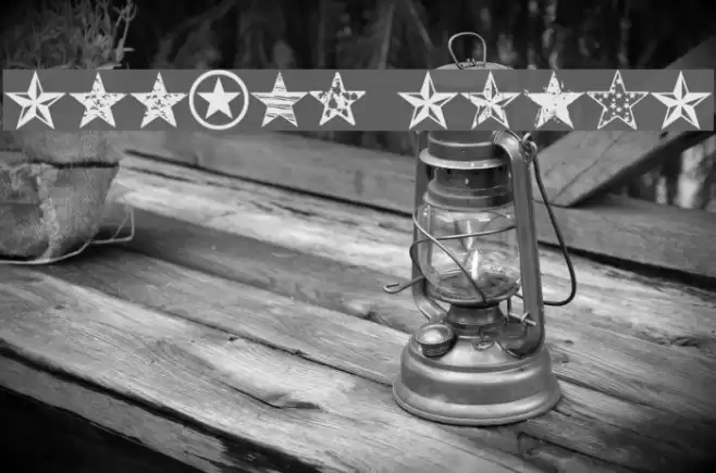 Seeing Stars Font examples