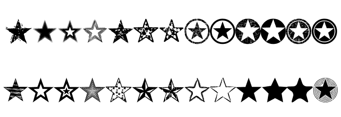 SeeingStarsOT Font LOWERCASE