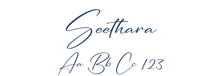 Seethara Font Preview