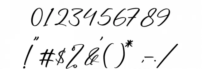 Seethara Font OTHER CHARS