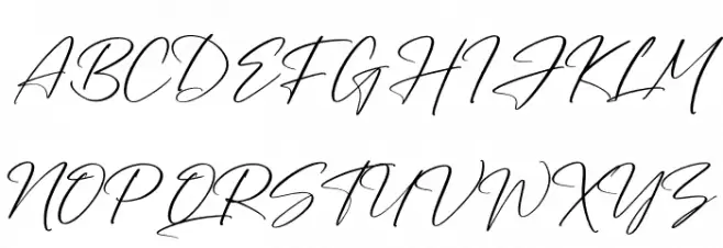 Seethara Font UPPERCASE