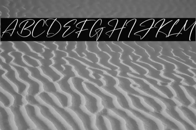 Seethara Font examples