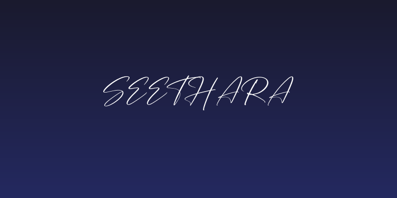 Seethara Social Header