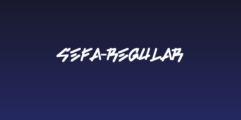Sefa-Regular Social Header