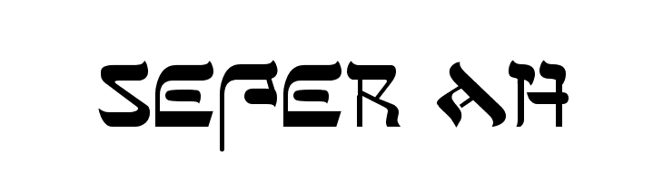 Sefer AH  Free Fonts Download
