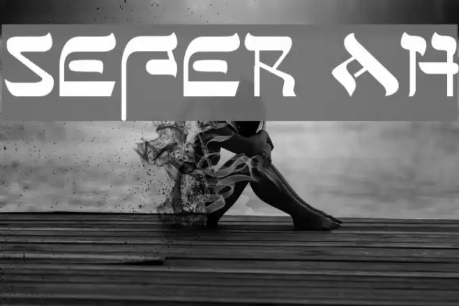 Sefer AH Font examples