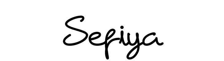 Sefiya  フリーフォントのダウンロード
